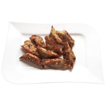 Gyoza with Chicken and Teriyaki Sauce