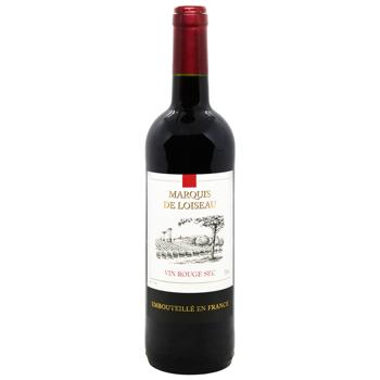 Вино Marquis De Loiseau червоне сухе 12% 0,75л