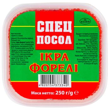 Ікра Спецпосол форелі 250г - купити, ціни на - фото 3