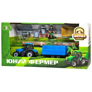 Іграшка Трактор з причепом 5279-101ABCD - купити, ціни на КОСМОС - фото 3