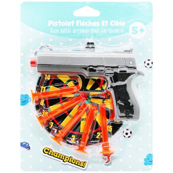 Gun with Arrows and Dartboard - buy, prices for Auchan - photo 1