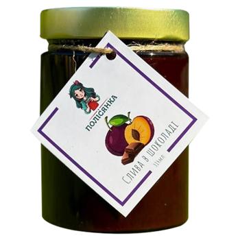 Варенье Полісянка Слива в шоколаде 314мл - купить, цены на Таврия В - фото 2