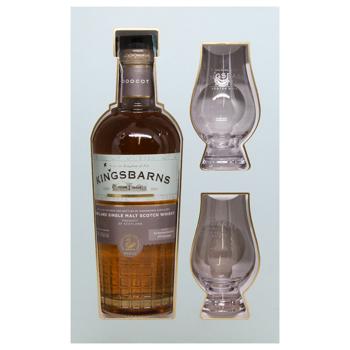 Виски Kingsbarns Doocot 46% 0,7л и 2 стакана - купить, цены на - фото 2
