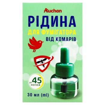 Рідина від комарів Auchan для фумігатора 45 ночей 30мл - купити, ціни на - фото 4