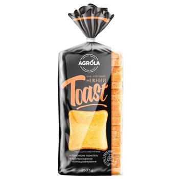 Хлеб Agrola Тостовый Нежный 350г - купить, цены на Grono - фото 1
