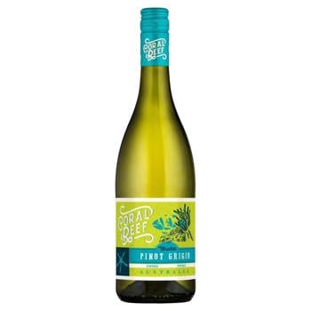 Вино Coral Reef Pinot Grigio біле сухе 12,5% 0,75л - купити, ціни на МегаМаркет - фото 1