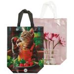 Auchan Laminated Spunbond Eco-bag 29x33x10cm in assortment