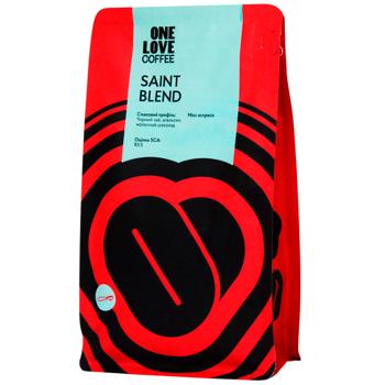 Кава свіжообсмажена Saint Blend ONE LOVE 250 г - купить, цены на WINETIME - фото 1