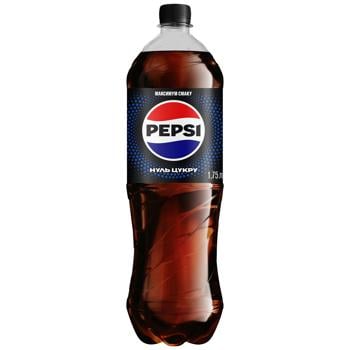 Напій газований Pepsi Black нуль цукру 1,75л - купити, ціни на Grono - фото 1