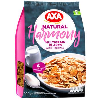 AXA Harmony Multigrain Flakes Enriched with Minerals Dry Breakfast 500g - buy, prices for MegaMarket - photo 1