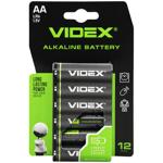Батарейки Videx LR6 AA 12шт