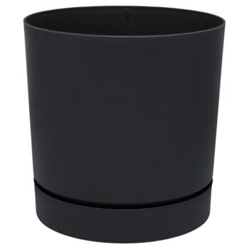 Flowerpot Prosperplast dark grey for flowers Poland - buy, prices for COSMOS - photo 1