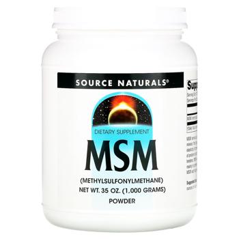 Метилсульфонилметан Source Naturals МСМ 1кг