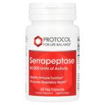 Protocol for Life Balance, Serrapeptase 60,000 Su  60 vcaps