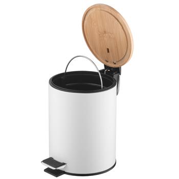 Ardesto Minimalism White Trash Can with Pedal 3l - buy, prices for - photo 2
