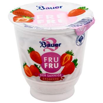 Йогурт Bauer полуниця 10% 150г - купити, ціни на NOVUS - фото 1