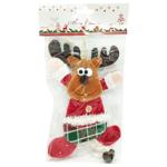 Прикраса ялинкова текстильна в асортименті 17*30см