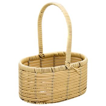 Oval Beige Basket 24*15*29cm - buy, prices for Za Raz - photo 1