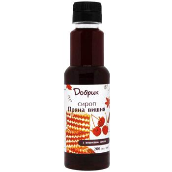 Сироп Добрик Пряная вишня 200мл - купить, цены на КОСМОС - фото 1