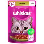 Корм вологий Whiskas з ягням для котів 85г