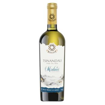 Mzetavi Tsinandali White Dry Wine 12% 0.75l - buy, prices for NOVUS - photo 1