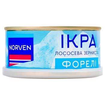 Norven Granular Trout Caviar 110g - buy, prices for NOVUS - photo 2