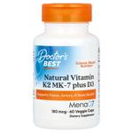 Doctor's Best Vitamins К2 МК-7 and D3 180mcg 60 capsules