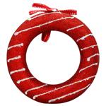 Red Circle with Beads 21.5cm