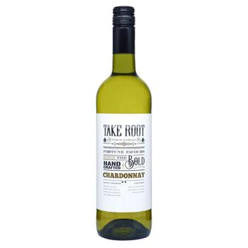 Вино Take Root Chardonnay біле сухе 12,5% 0,75л - купити, ціни на NOVUS - фото 1
