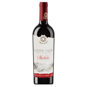 Mzetavi Alazani Valley Red Semi-Sweet Wine 12% 0.75l