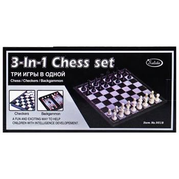 Board Game 3in1 23.5x12.3x4cm - buy, prices for COSMOS - photo 1