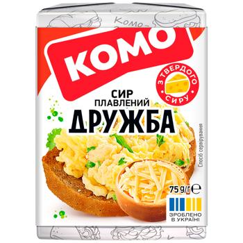 Сир Комо Дружба плавлений 40% 75г - купити, ціни на КОСМОС - фото 1