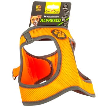 Шлея для собак GimDog Alfresco неопрен S 37-40 см (помаранчева) - купить, цены на MasterZoo - фото 1