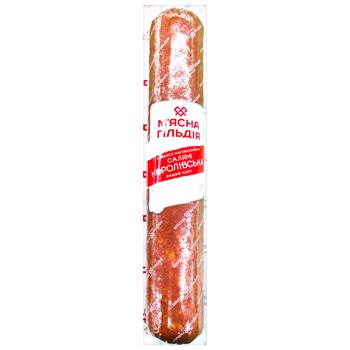 Miasna Hildiia Royal Salami Semi-Smoked Sausage High Grade 450g - buy, prices for Supermarket "Kharkiv" - photo 1