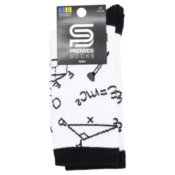 Premier Socks Men's Formulas Crew Socks s.25, 27, 29 White - buy, prices for EKO Market - photo 1
