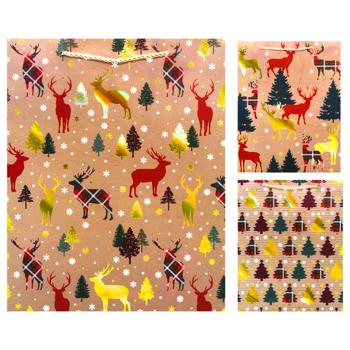 Buromax Craft Gift Bag М 26х32х10cm