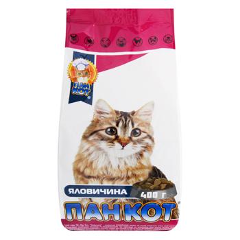 Pan Kot Beef Flavored Cat Dry Food 400g - buy, prices for ULTRAMARKET - photo 2