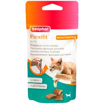 Харчова добавка Beaphar Flexifit Bits для суглобів котів 35 г - глюкозамін - купити, ціни на MasterZoo - фото 1