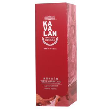 Віскі Kavalan Triple Sherry Cask 40% 0,7л - купити, ціни на WINETIME - фото 2