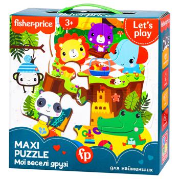 Пазлы Vladi Toys Fisher Price Maxi Мои веселые друзья - купить, цены на - фото 1