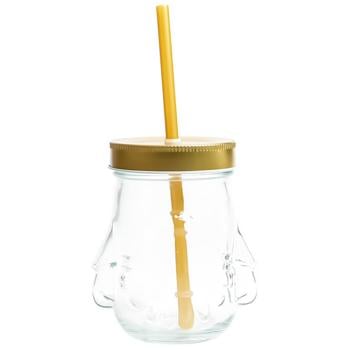 Actuel Gnome Jar with Straw 350ml - buy, prices for - photo 1