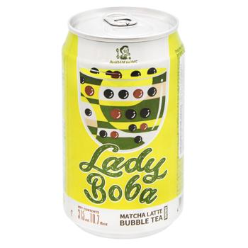 Напій чайний Madam Hong Lady Boba Matcha Latte Bubble Tea 0,315л - купити, ціни на NOVUS - фото 1