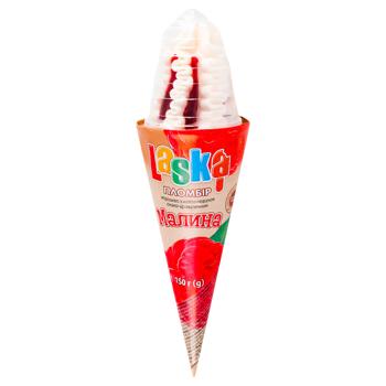 Laska Ice cream with Raspberry Filling 150g