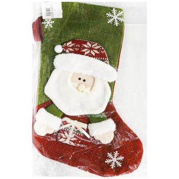 Прикраса д/свята Carnival Шкарпетка Різдвяна  6130-26/4 - купити, ціни на МегаМаркет - фото 2