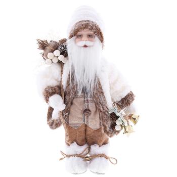 Bona Di Santa with Gifts Christmas Figurine 30cm Beige with Brown - buy, prices for WINETIME - photo 1