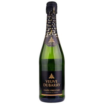 Вино игристое Veuve Dubarry белое экстра брют 9-12% 0,75л