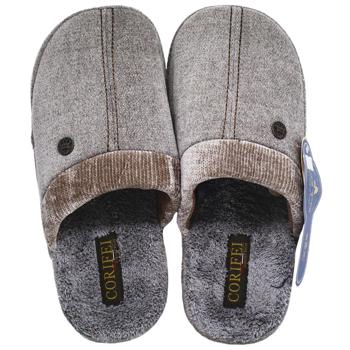 Капці домашні Corifei чоловічі в асортименті - купити, ціни на КОСМОС - фото 2