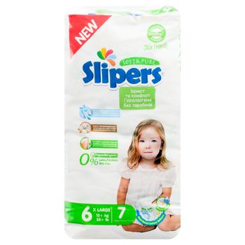 Підгузки Slipers S-206 6 Large 15+кг 7шт - купити, ціни на КОСМОС - фото 2