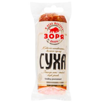 Zoria Dnipra Sukha Semi-Smoked Sausage High Grade - buy, prices for Chudo Market - photo 2