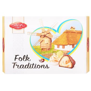 Цукерки АВК Folk Traditions 142 г